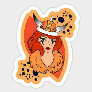 Viking princess Sticker